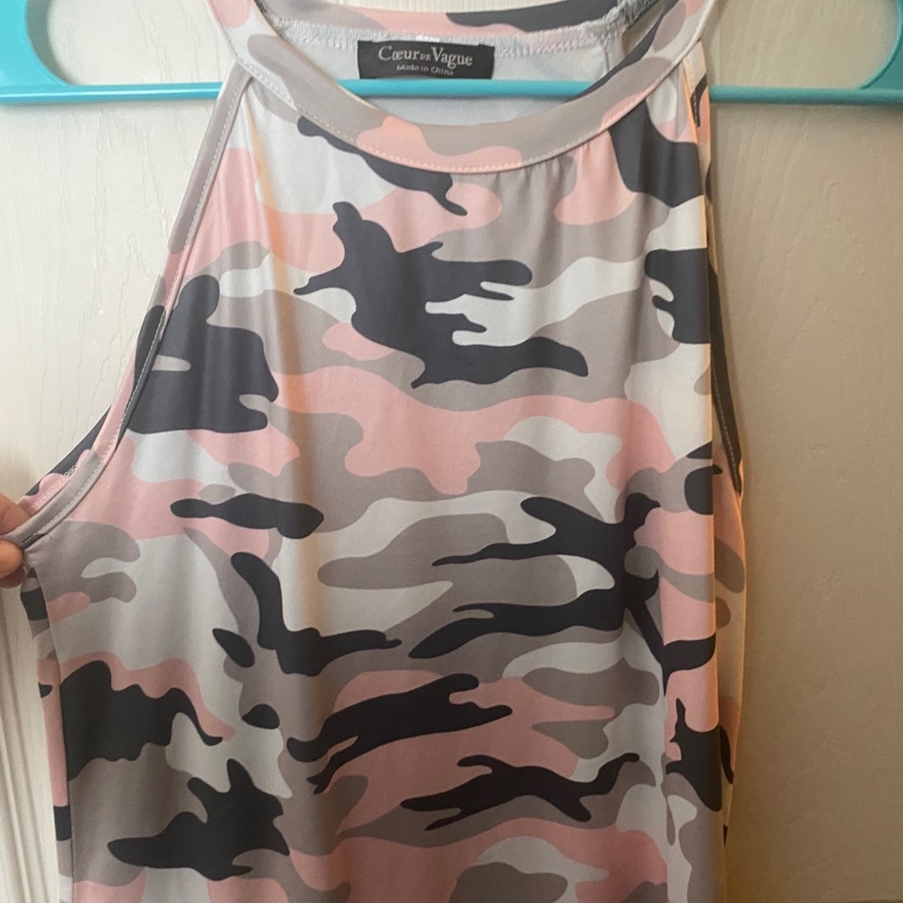Camo tank top